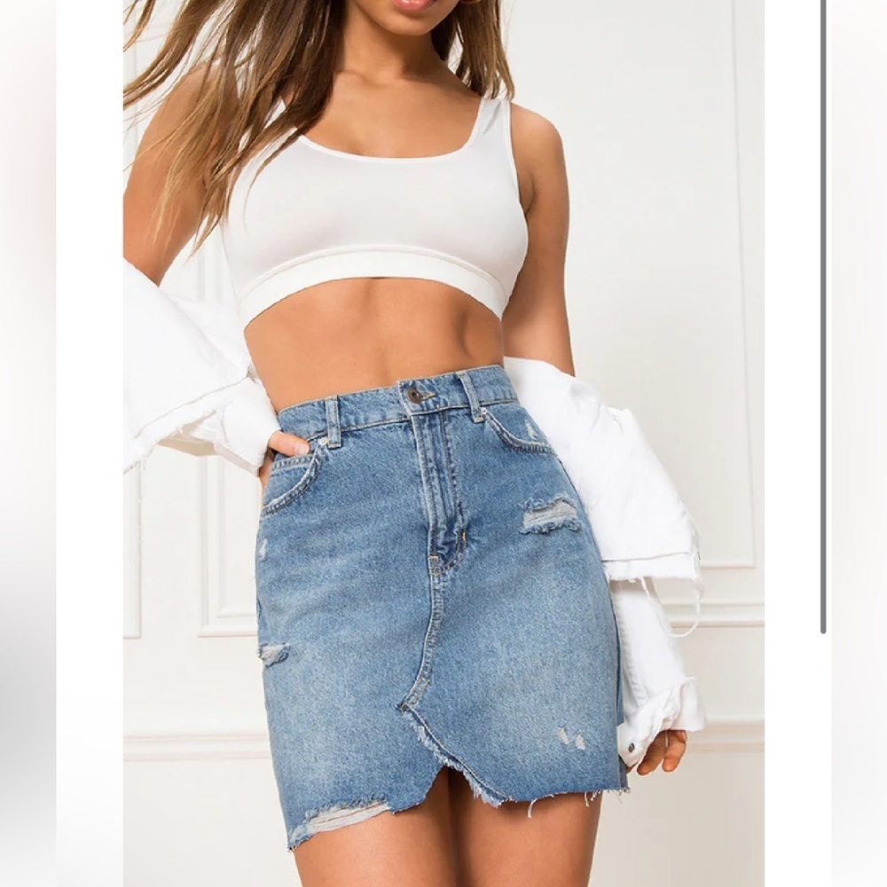 Free People hallie Denim skirt